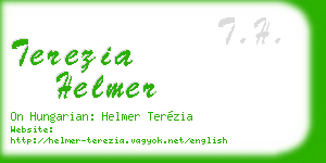 terezia helmer business card